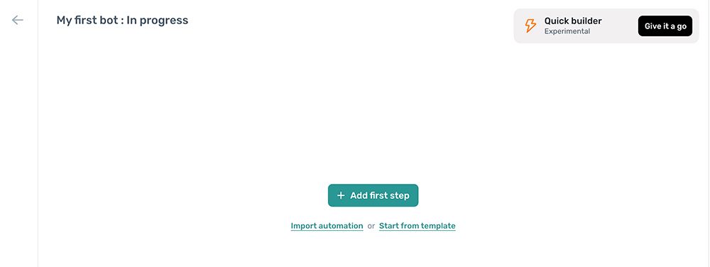 Naming a new automation in the axiom.ai Builder